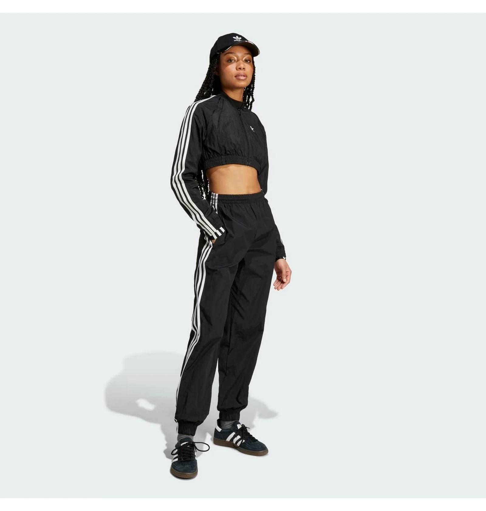 ᐉ Олимпийка женская Adidas Originals Slim Crop Black IW5484