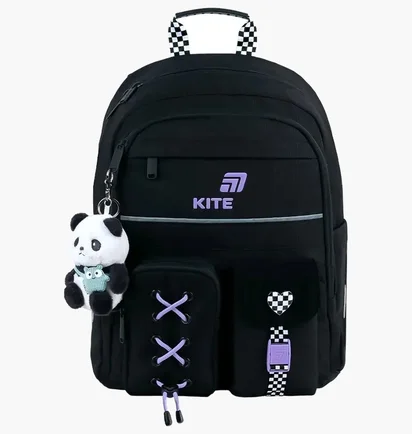 Рюкзак детский Kite Panda Love Black K26-584M-2