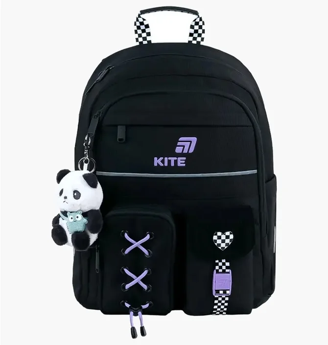 Рюкзак детский Kite Panda Love Black K26-584M-2