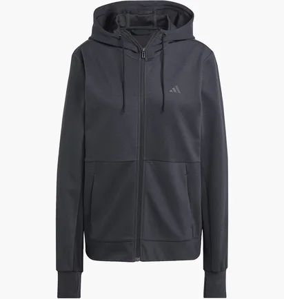 Толстовка жіноча Adidas Fz Hd Black IM5369