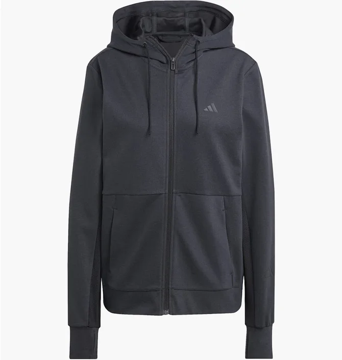 Толстовка жіноча Adidas Fz Hd Black IM5369