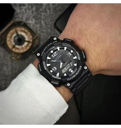 Часы мужские Casio Standard Tough Solar Combi AQ-S810W-1A2VEF