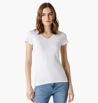 Футболка женская Lacoste T-Shirt White TF221414B