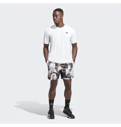 Футболка чоловіча Adidas Club 3-Stripes Tennis Tee White Hs3261