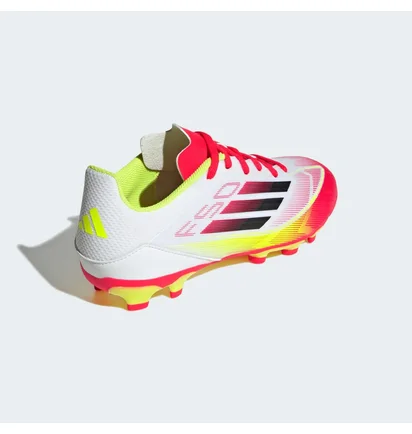 Бутсы детские Adidas F50 League Mg White/Red IE3752