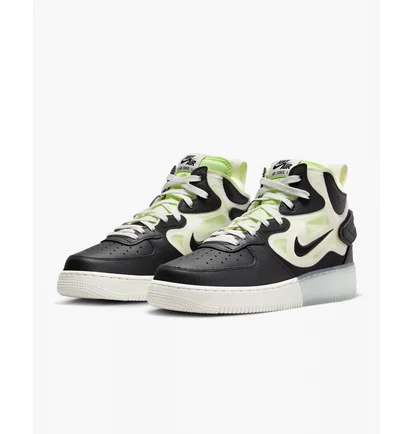 Кроссовки мужские Nike Air Force 1 Mid React Black Dq1872-100