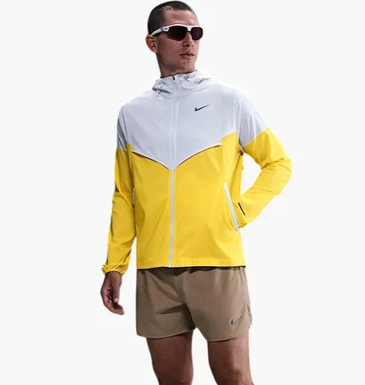 Ветровка мужская Nike Running White/Yellow HV6521-100