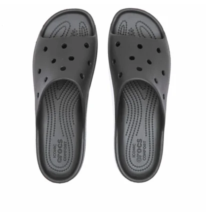 Тапочки мужские Crocs Classic Platform Slide Black 208180-001