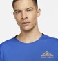 Футболка чоловіча Nike Trail Solar Chase MenS Dri-Fit Short-Sleeve Running Top Blue DV9305-405