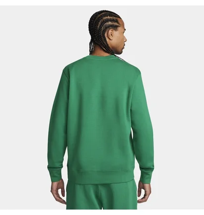 Свитшот мужской Nike Long-Sleeve Crew-Neck Sweatshirt Club Fleece Green FN2610-365