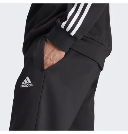 Спортивный костюм мужской Adidas Basic 3-Stripes Fleece Track Suit Black IJ6067