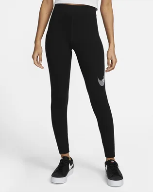 Легінси жіночі Nike Sportswear Swoosh Leggings Black Dr5617-010