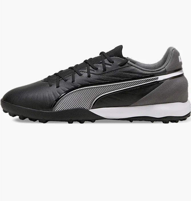 Сороконожки унисекс Puma King Match Tt Black/Grey 107879-01