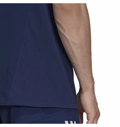 Поло чоловіче Adidas T-Shirt Tiro23 C Co Po Blue HK8052