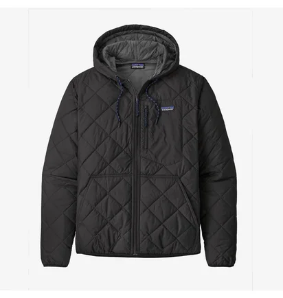 Куртка мужская Patagonia Diamond Quilted Bomber Hoody Black BLK27610