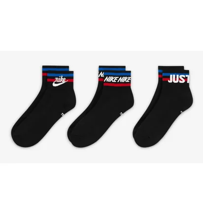 Шкарпетки унісекс Nike Evereday Essential (3 пари) Black DX5080-010