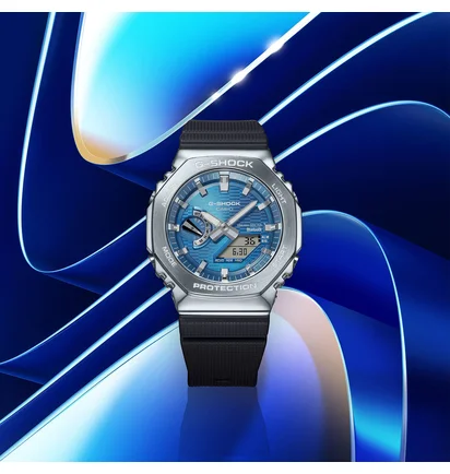 Часы мужские Casio G-Shock G-Steel Tough Solartooth GBM-2100A-2B