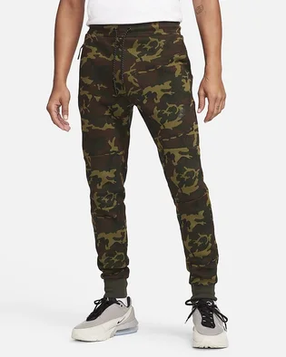 Штаны мужские Nike Sportswear Tech Fleece Og Camo/Green FN3925-355