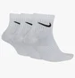 Шкарпетки унісекс Nike Everyday Ltwt Ankle (3 пари, неутеплені) SX7677-100