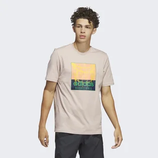 Футболка мужская Adidas Chain Net Basketball Graphic Tee Peach Ic1863