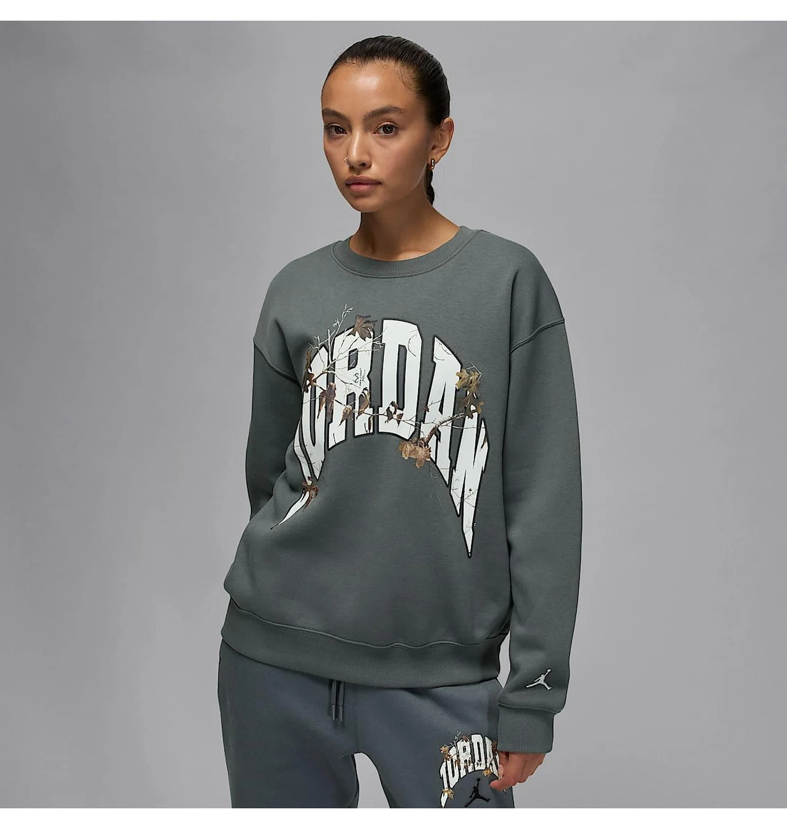 ᐉ Свитшот женский Nike Brooklyn Fleece Grey HV0472-068 - купить в