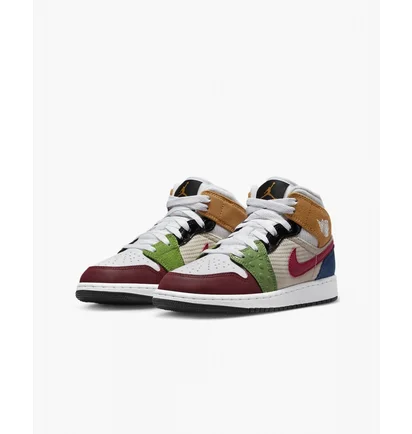 Кроссовки детские Nike Air Jordan 1 Mid Se Multi Dr6957-100