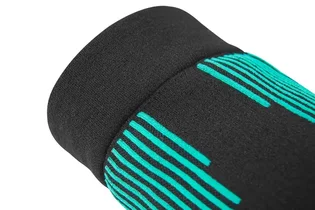 Нарукавник Reebok Knitted Compression Arm Sleeve L Black/Turquoise RRSL-15035