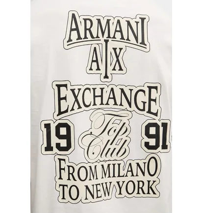 Футболка мужская Armani Exchange White XM002787-AF10358-U0009