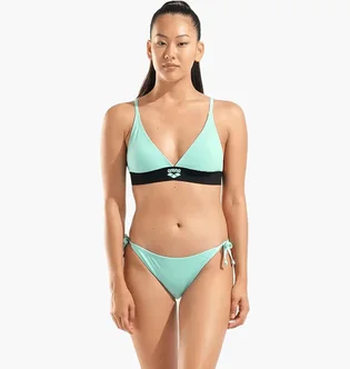 Купальник жіночий Arena Elastic Band Bikini Triangle Green 010831-850