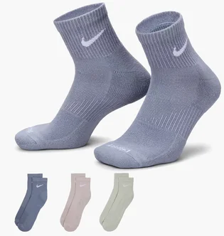 Носки унисекс Nike Evry Pls Csh Ank 3Pr 132 Multi SX6890-933