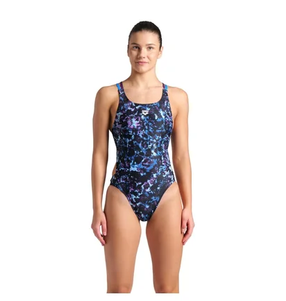 Купальник женский Arena Rockin Swimsuit Swim Tech Mult Blue 008159-889