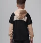 Толстовка детская Air Jordan Hooded Jumpman Baseball Black/Beige 95D542-023