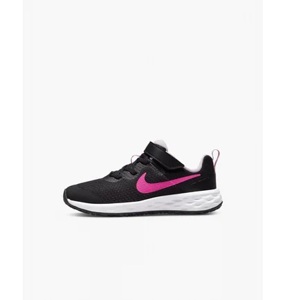 Кроссовки детские Nike Revolution 6 Nn (Psv) Black Dd1095-007