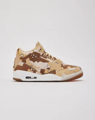 Кроссовки женские Air Jordan 3 Retro Desert Camo Brown HM4301-200