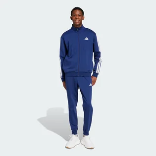 Спортивный костюм мужской Adidas Sportswear Basic 3-Stripes Fleece Blue JI8882