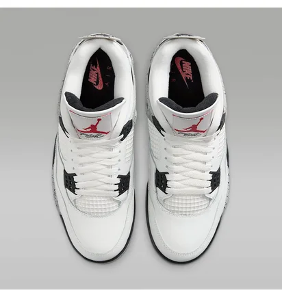 Кроссовки мужские Nike 4 Retro White Cement White FV5029-100