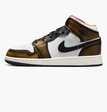Кросівки дитячі Air Jordan 1 Mid (Gs) Brown Dq8418-071