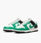Кросівки унісекс Nike Dunk Low White/Green IB4363-133