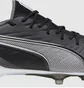Бутсы унисекс Puma King Ultimate Mxsg Black/Grey 107866-01