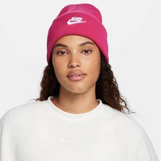 Шапка унисекс Nike Peak Tall Cuff Futura Pink FB6528-615