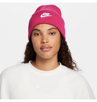 Шапка унісекс Nike Peak Tall Cuff Futura Pink FB6528-615