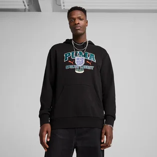Худи мужское Puma Sports Legacy Graphic French Terry Black 629629-01
