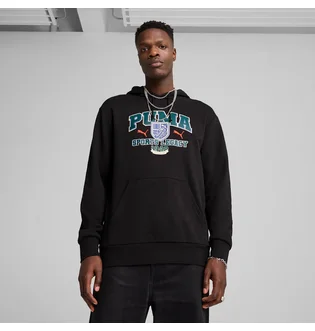 Худі чоловіче Puma Sports Legacy Graphic French Terry Black 629629-01