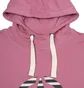 Худи женское Jeep Hooded Oversize Sweatshirt Star Striped Print Pink O102608-P490