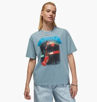 Футболка женская Air Jordan (Her)Itage WomenS Graphic T-Shirt Light Blue FB5137-031