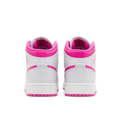 Кросівки дитячі Air Jordan 1 Mid Gs White/Pink FD8780-500