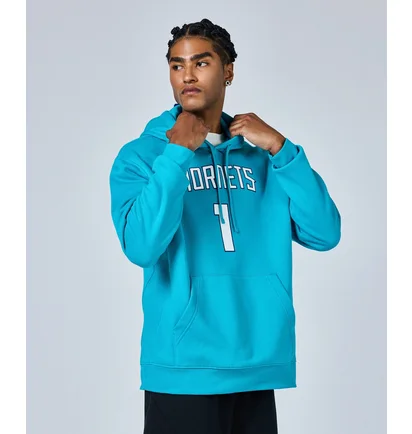 Худи мужское Air Jordan Charlotte Hornets Club Light Blue FB4791-415