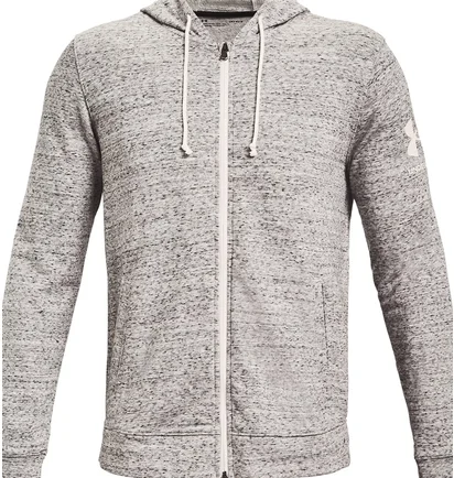 Толстовка мужская Under Armour Hooded Sweatshirt Ua Rival Terry Fz Hd Grey 1361606-112