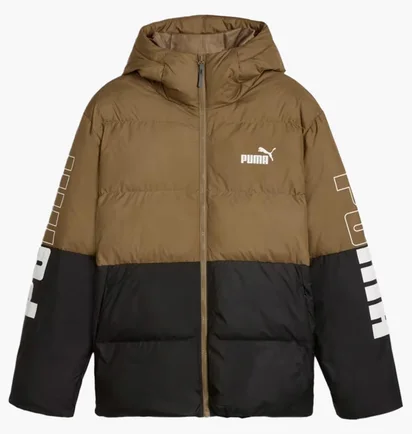 Куртка чоловіча Puma Power Hooded Jacket Brown/Black 675389-03