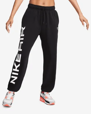 Штани жіночі Nike Nsw Oversized Air Fleece Joggers Black FB8051-010